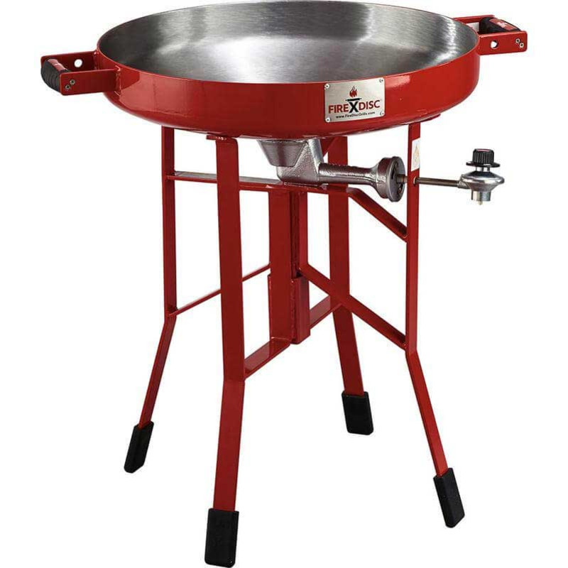 FireDisc 24" Short Portable Propane Cooker in Red Color